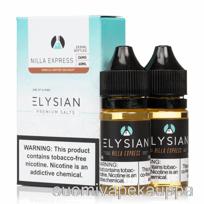 Vape Netistä Nilla Express - Elysian Suolat - 60ml 48mg